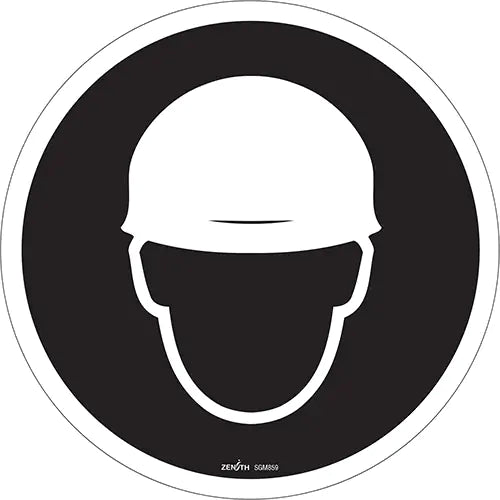 Hard Hat Protection Required CSA Safety Sign - SGM859