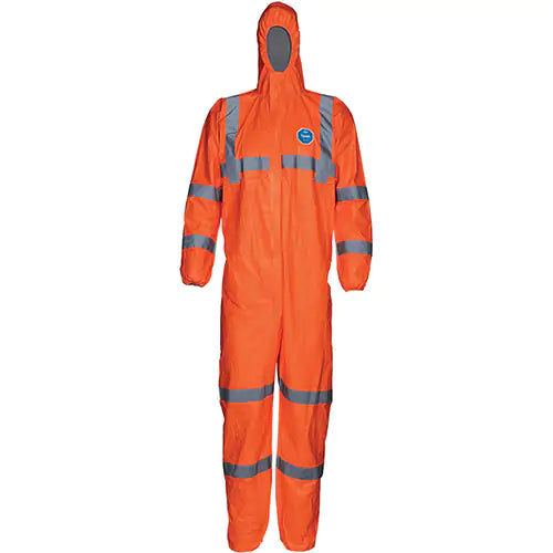 HV High Visibility Coveralls with Hood Large - TY127SHV-LG