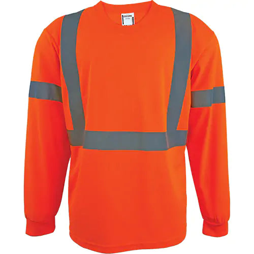 Long Sleeve Safety Shirt Medium - TS1203 ORG MED