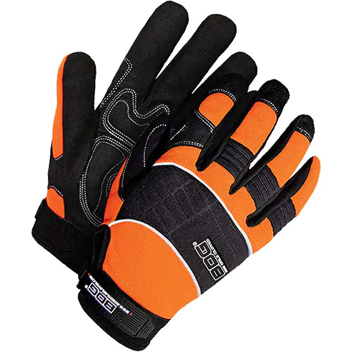 X-Site™ Hi-Viz Lined Mechanic's Gloves Large - 20-9-10606-L