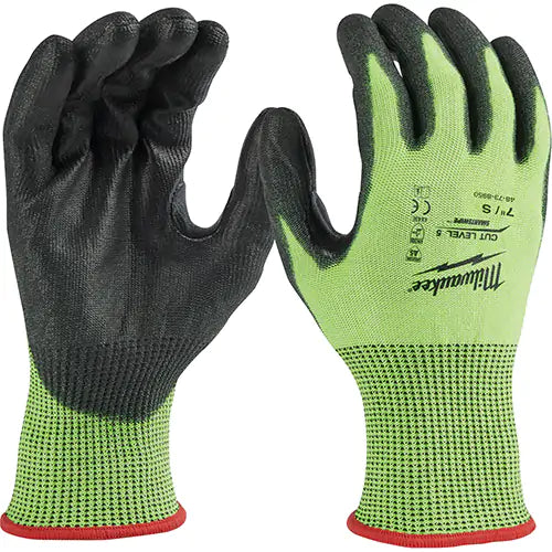 High Visibility Dipped Gloves Large - 48-73-8952