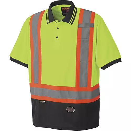 Bird's-Eye Safety Polo Shirt Medium - V1051360-M