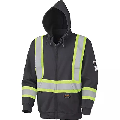 Flame-Resistant Zip-Style Safety Hoodie 2X-Large - V2570470-2XL