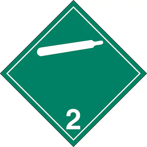 Non-Flammable & Non-Toxic Gases TDG Placard - TT220SS