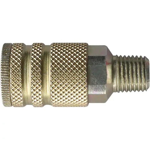 Quick Couplers - 1/4" Industrial, One Way Shut-Off - Manual Couplers 3/8" (M) NPT - 20.962