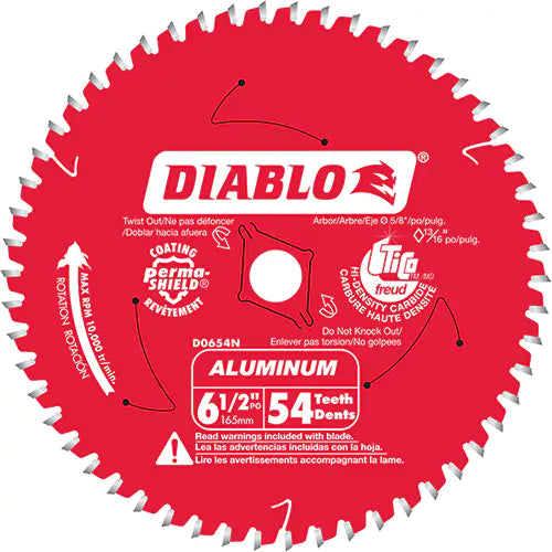 Aluminum Cutting Circular Saw Blade 5/8" - D0654NA
