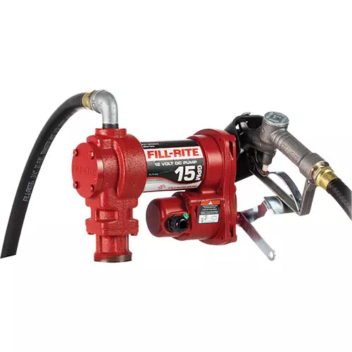 Heavy-Duty Fuel Transfer Pump with Manual Nozzle - FR1210H