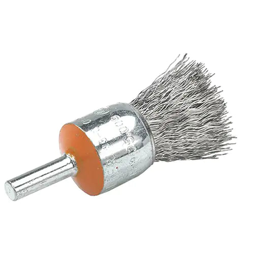 Mounted End Brush with Crimped Wires 1/4" - 13C005