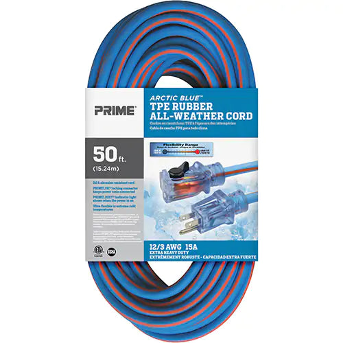 Arctic Blue™ All-Weather TPE-Rubber Locking Extension Cord - LT530830