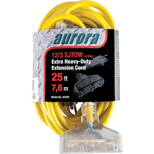 Outdoor Vinyl Extension Cord with Light Indicator - XC497