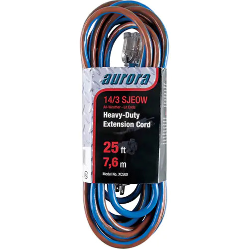 All-Weather TPE-Rubber Extension Cord With Light Indicator - XC500