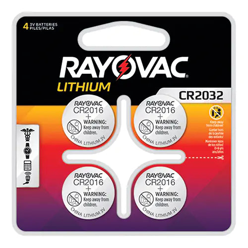 CR2032 Lithium Coin Cell Batteries - KECR2032-4
