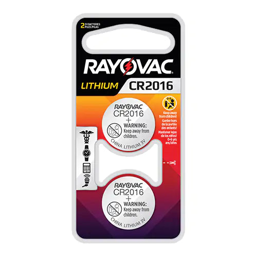 CR2016 Lithium Coin Cell Batteries - KECR2016-2