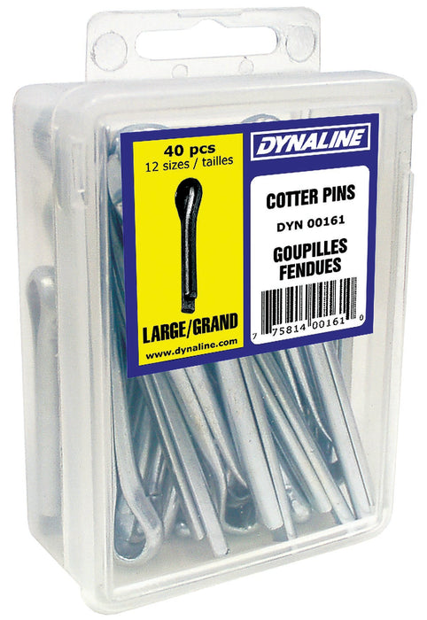 Dynaline (378) 00161 Cotter Pin Dynakit (Large), 12 Sizes / 40 Pieces