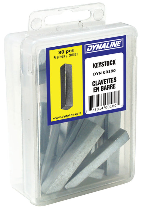 Dynaline 00180 Keystock Dynakit, 5 Sizes / 30 Pieces