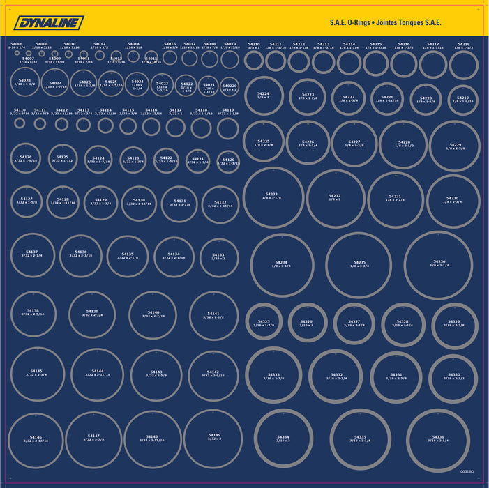 Dynaline 00318 O-RINGS BRD&OVRLY