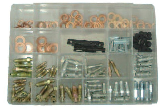 FMSI (450) 0072 Item No. 0072, Bleeder Screws & Copper Flex Line Gasket Assortment - 163 pcs.