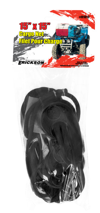 Erickson (447) 01013 15"x15" Cargo Net / 6 Hooks