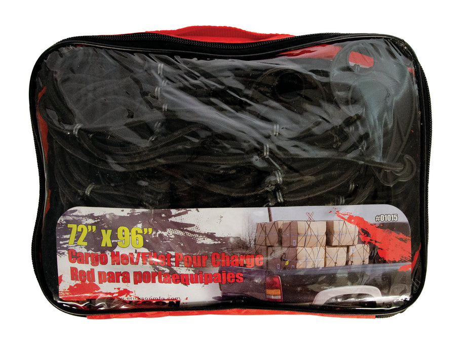Erickson (447) 01015 72"x96" Cargo Net / 32 Hooks & Storage bag