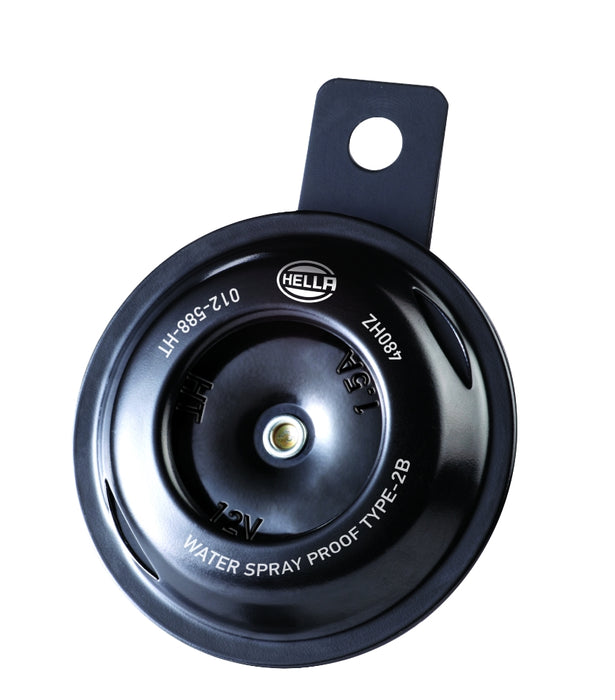 Hella 012588061 Hella Signal Horn - HELLA ESSENTIAL HORN S70 - 12V - 108dB(A) - Frequency Range: 460Hz - High Tone - Electric - Housing Colour: Black - Quantity: 1