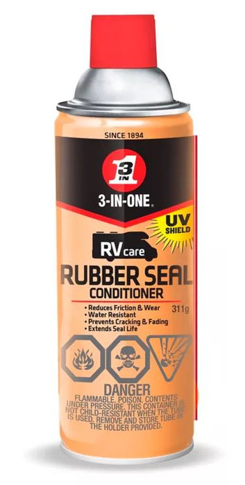WD-40 01290 3-IN-ONE RV Care Rubber Seal Conditioner - 311g