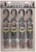 Erickson 01419 4 Pk. 1"x10' 900 lb Ratcheting Tie Down Straps CAMO
