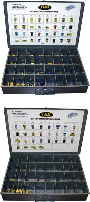 FMSI (450) 0142 Item # 0142, Master Tube Nut, Union and Tee Assortment