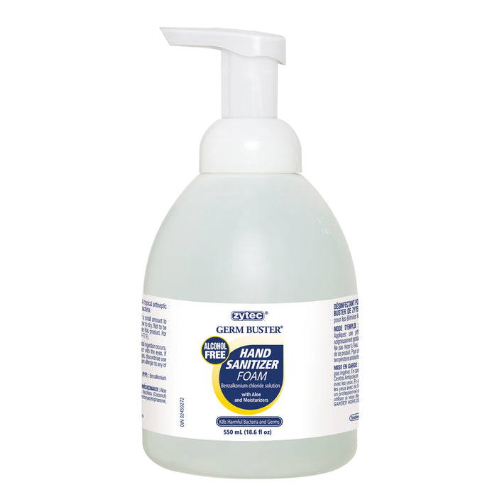 Empack 01504 Zytec Germ Buster Foaming Hand Sanitizer, Alcohol Free, 550 ml pump