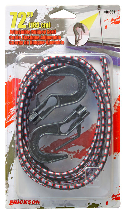 Erickson (447) 01601 8mm x 72" Adjustable Bungee Cord