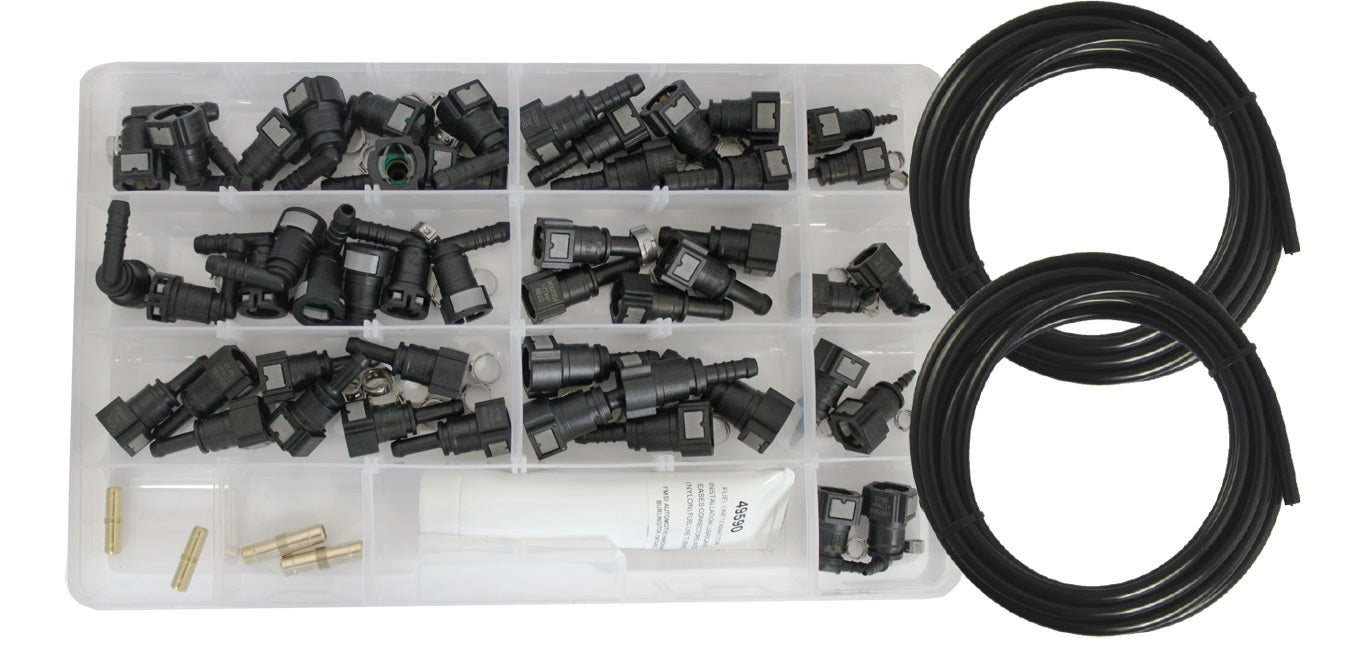 FMSI 0160M EZ Fit Push On Fuel Line Quick Connector Assortment