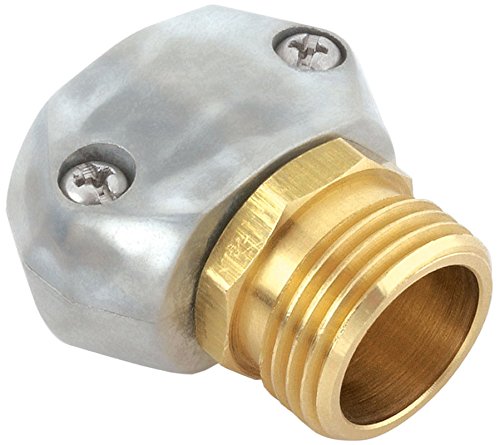 Gilmour 801134-5003 Male Coupling for Garden Hose- Zinc/Brass.