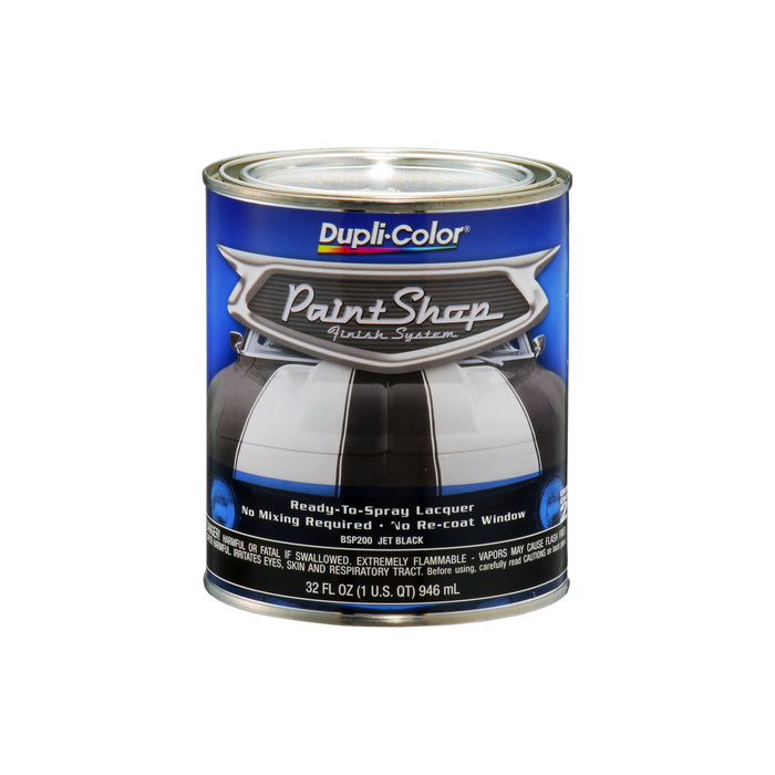 Sherwin Williams (435) CBSP200 Dupli-Color Color Shop Finish System, Jet Black, 946 mL