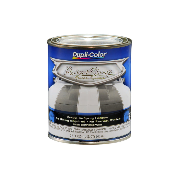 Sherwin Williams (435) CBSP201 Dupli-Color Color Shop Finish System, Championship White, 946 mL