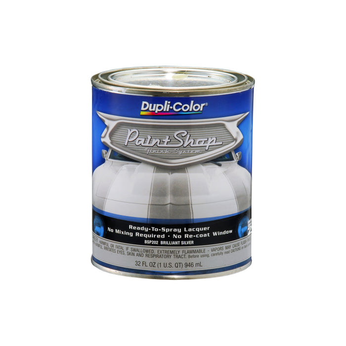 Sherwin Williams (435) CBSP202 Dupli-Color Color Shop Finish System, Brilliant Silver Metallic, 946 mL