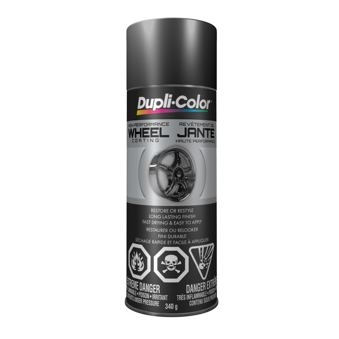 Sherwin Williams CHWP104 Dupli-Color Wheel Coating, Satin, Black, 340 g