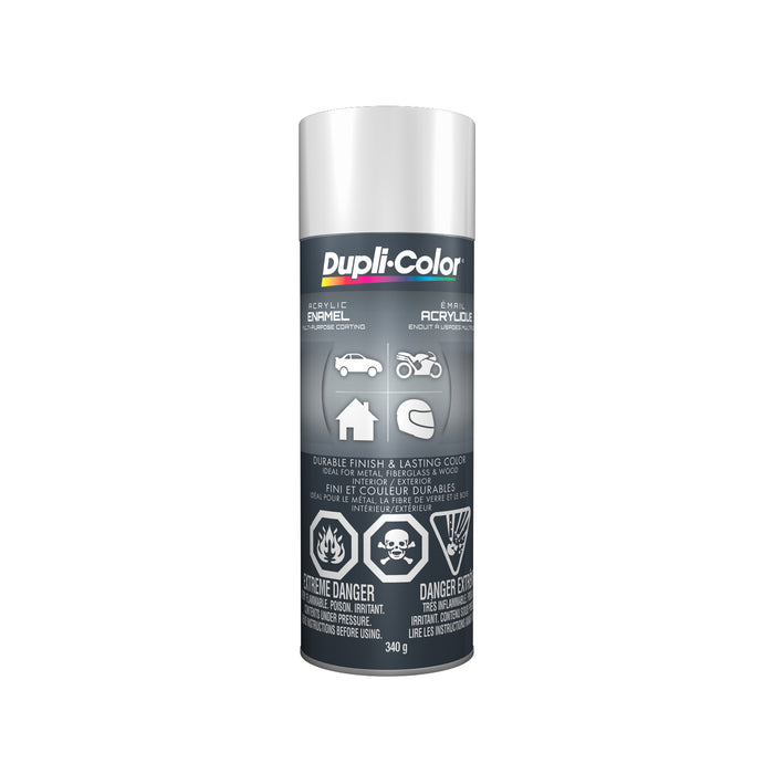 Sherwin Williams (435) CDA1670 Dupli-Color Acrylic Enamel, Gloss, White, 340 g
