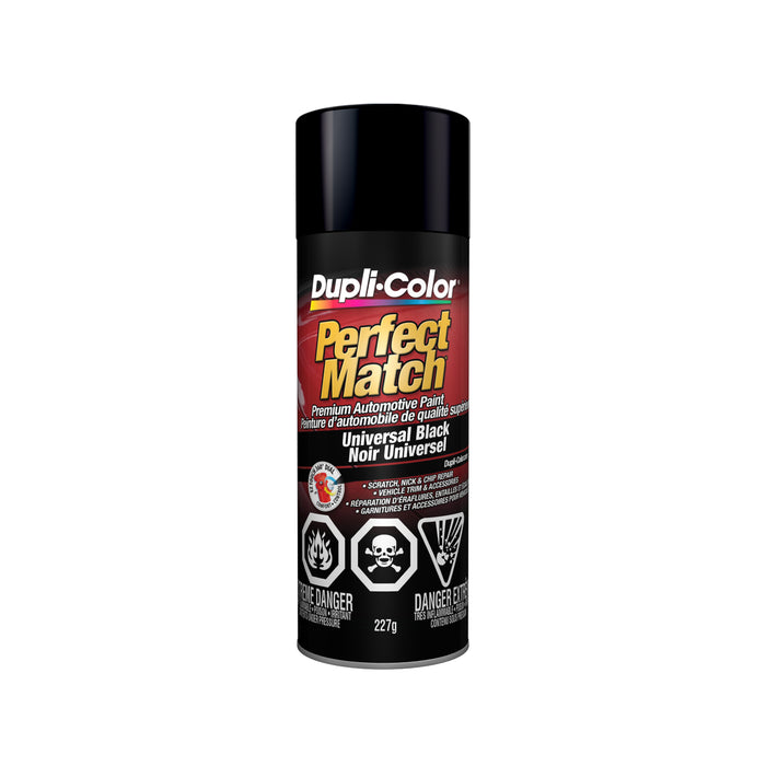 Sherwin Williams CBUN0100 Dupli-Color Perfect Match, Universal Black, 226 g
