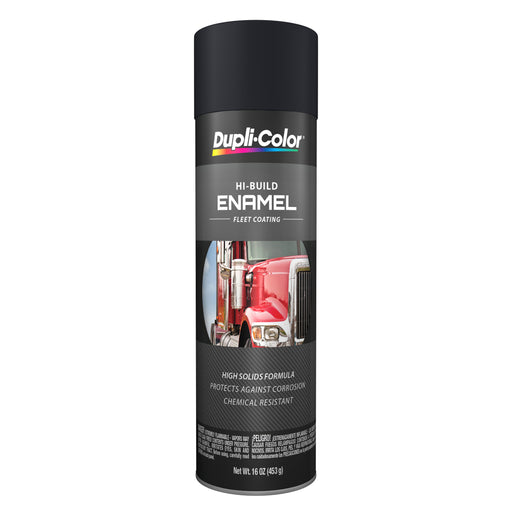 Sherwin Williams CHB102 Dupli-Color Hi-Build Fleet Coating, Semi-Gloss, Black, 439 g