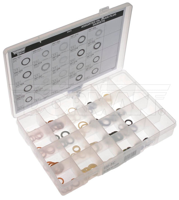 Dorman (415) 030-541 Oil Drain Plug Gasket Tech Tray - 20 SKU - 115 Pcs.
