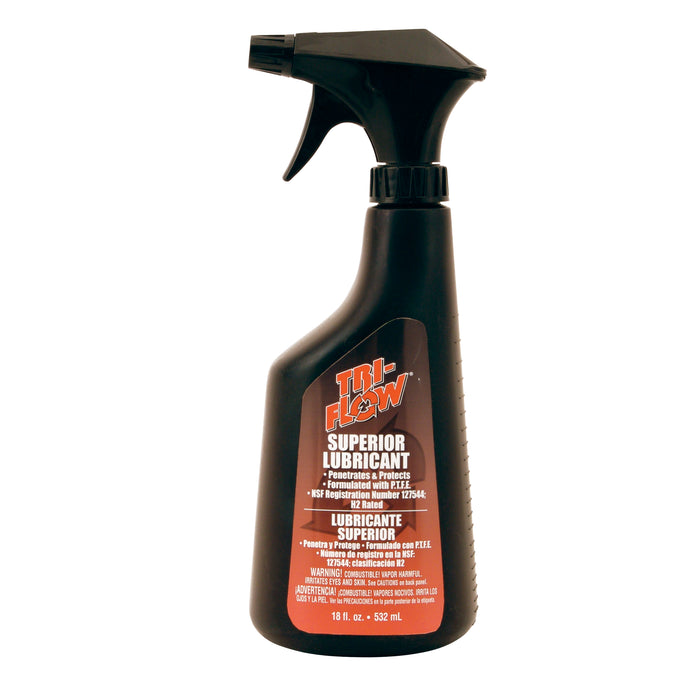 Sherwin Williams (435) CTF29200 Tri-Flow Superior Lubricant, Trigger Spray Bottle, 532 mL