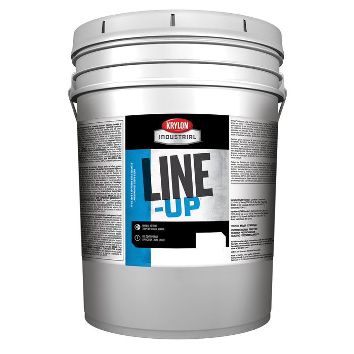 Sherwin Williams (435) K41131881-20 Krylon Industrial Line-Up Water-Based Pavement Striping Paint, Flat, Blue, 5 Gallon
