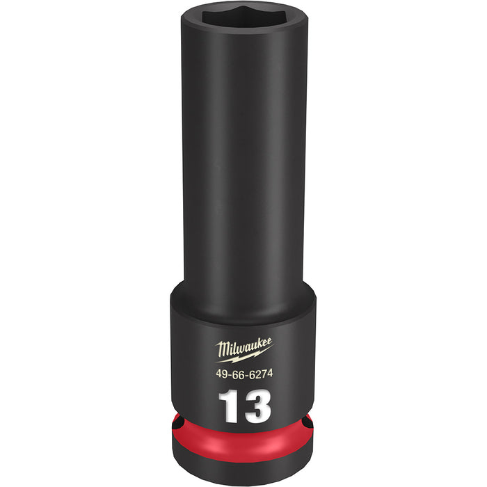 Milwaukee 49-66-6274 SHOCKWAVE Impact Duty™ 1/2"Drive 13MM Deep 6 Point Socket