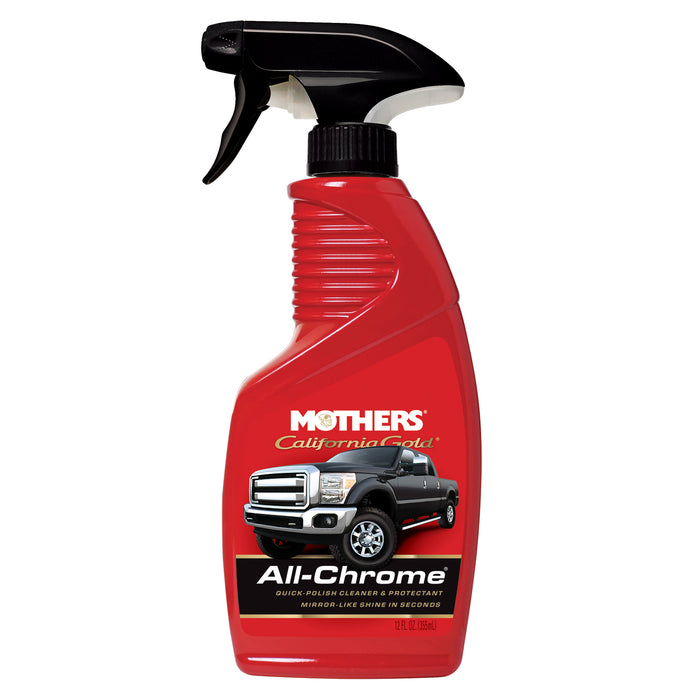 Mothers (177) 05222 CALIFORNIA GOLD ALL CHROME QUICK POLISH CLEANER 12OZ. ENGLISH ONLY, NOT FOR CONSUMER SALE