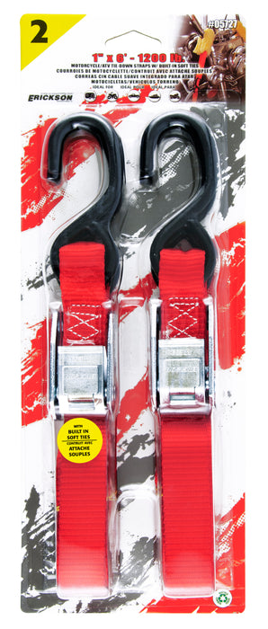 Erickson (447) 05727 (2) 1 X 6FT CYCLE/ATV TIE