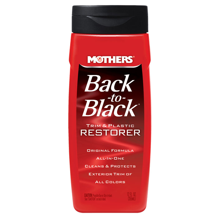 Mothers 36112 BACK-TO-BLACK TRIM & PLASTIC RESTORER 12OZ