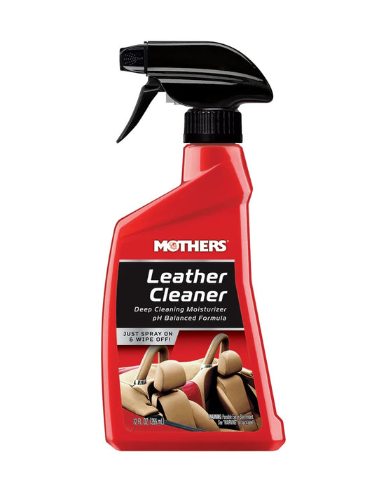 Mothers 06412 LEATHER CLEANER 12OZ ENGLISH ONLY NOT FOR CONSUMER RESALE. ENGLISH ONLY, NOT FOR CONSUMER SALE