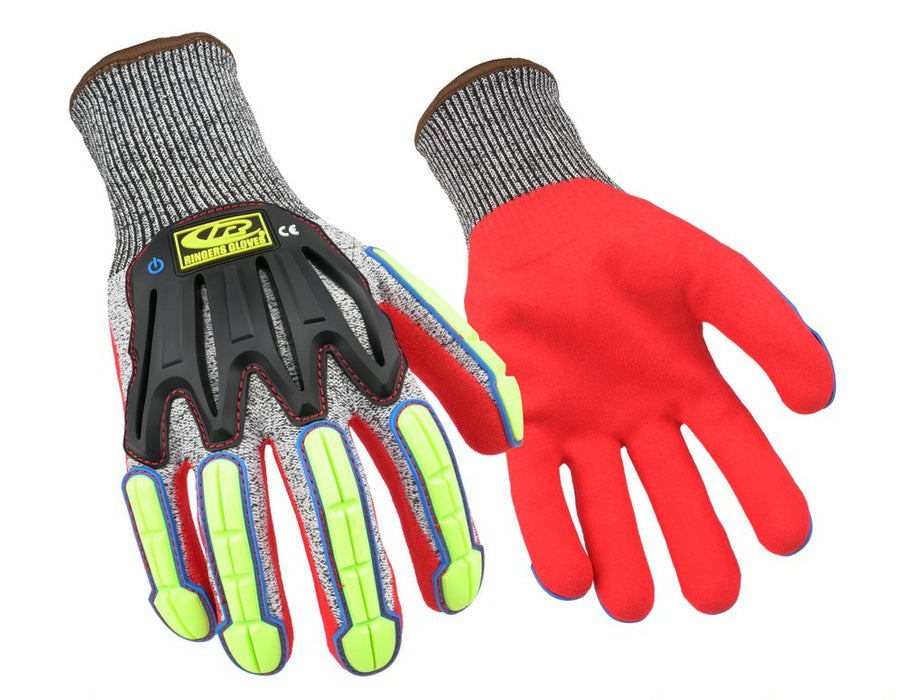 Ansell 065G-09 RINGERS Model R-065 Industrial Glove. Innovative impact and cut protection combined with superior dexterity for ultimate comfort in a variety of end uses. Size: Medium
