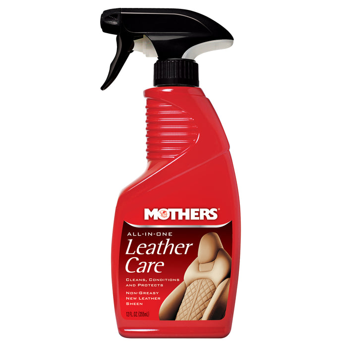 Mothers 06512 ALL-IN-ONE LEATHER CARE 12OZ. ENGLISH ONLY, NOT FOR CONSUMER SALE