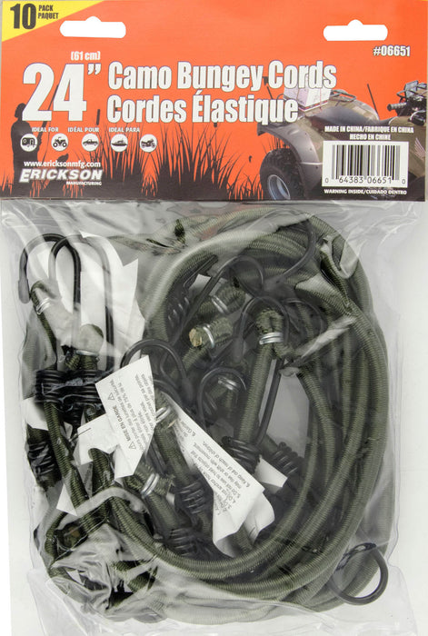 Erickson 06651 (10) 24 CAMO BUNGEY CORD