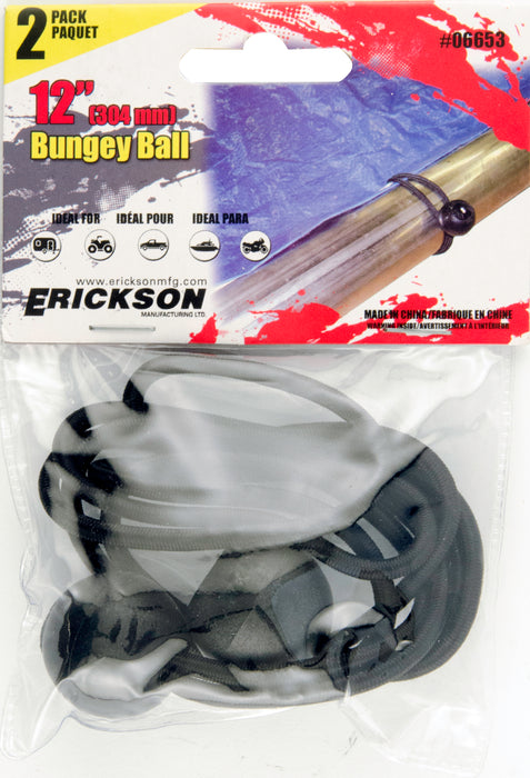 Erickson 06653 2 Pk. 12" Bungee Balls Bulk
